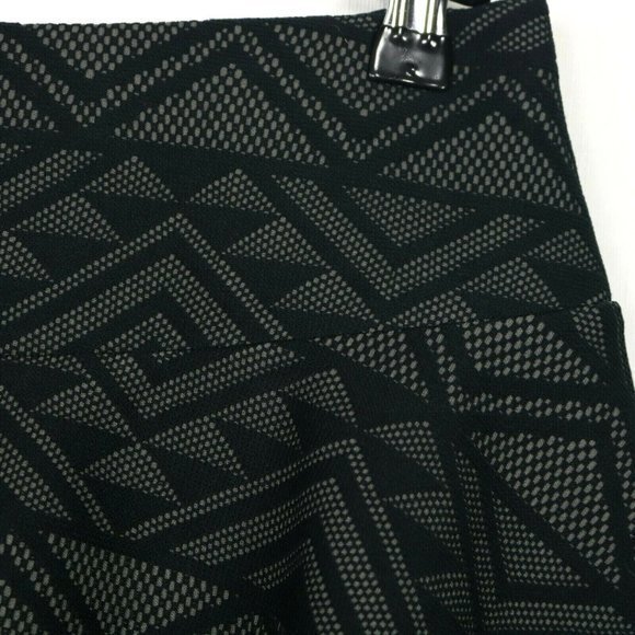 INC International Concepts Full A-Line Skater Skirt Black L Large - Picture 8 of 11